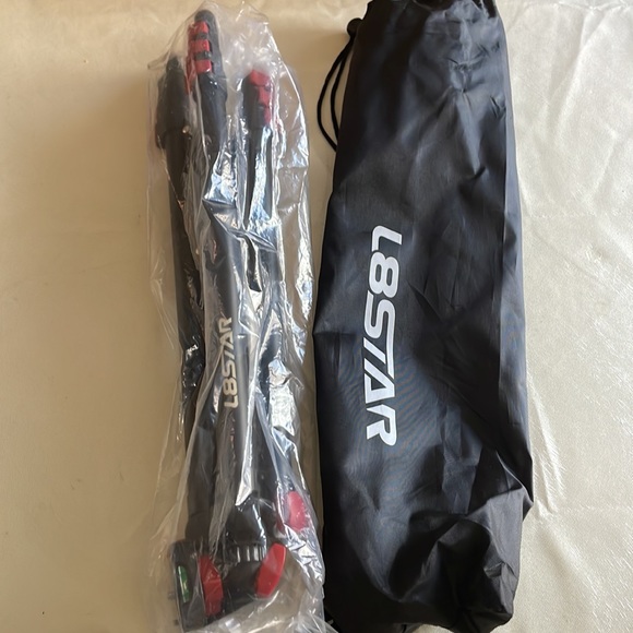 L8STAR LED Ring Light and Video Tripod; Phone Holder for Live Streaming - Picture 7 of 8